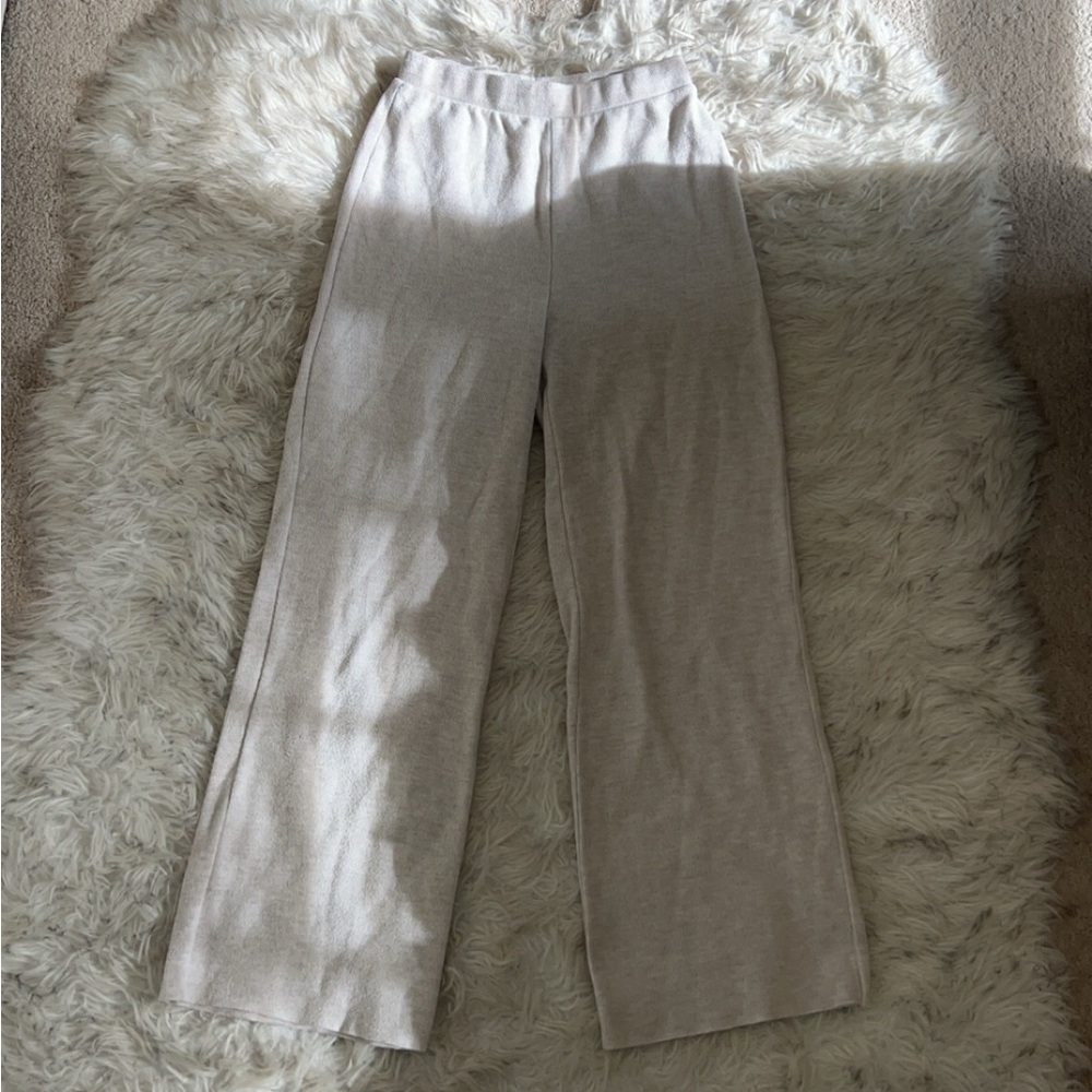 COPY - Zara Beige Knit Pants Size Small